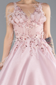Robe De Fiançailles Grande Taille Longue Poudre ABU4461
