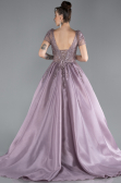 Robe Haute Couture Longue Lavande ABU4449