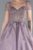 Robe Haute Couture Longue Lavande ABU4449
