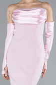 Robe De Soirée Longue Poudre ABU4398
