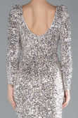 Robe de Soirée Longue Beige ABU4512