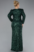 Robe De Fiançailles Grande Taille Squameuse Longue Émeraude ABU4373