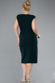 Robe De Fête Grande Taille Midi Émeraude ABK2190