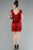 Haute Couture Mini Pierreux Rouge ABK2199