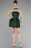 Robe De Soirée Mini Émeraude ABK2201