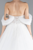 Robes de Mariage Longue Blanc ABU4529