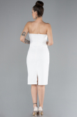 Robe de Cérémonie Courte Blanc ABK2211