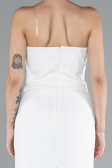Robe de Cérémonie Courte Blanc ABK2211