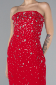 Robe de Cérémonie Courte Rouge ABK2211