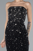 Robe de Cérémonie Courte Noir ABK2211