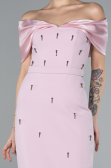Robe De Soirée Midi Poudre ABK2212