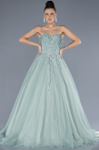 Robes De Soirée Grande Taille Longue Menthe ABU4465