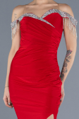 Robe de Soirée Longue Rouge ABU4553