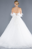 Robes de Mariage Longue Blanc ABU4572