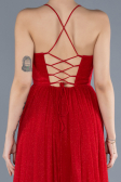 Robe de Soirée Longue Rouge ABU4596