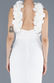 Robe de Soirée Longue Blanc ABU4610