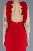 Robe de Soirée Longue Rouge ABU4610