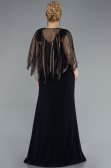Robe Grande Taille Longue Noir ABU4634