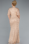 Robe De Soirée Grande Taille Longue Or ABU4542