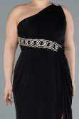 Robe De Soirée Grande Taille Longue Noir ABU4601