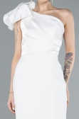 Robe de Cérémonie Midi Blanc ABK2249