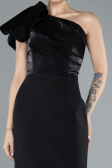 Robe de Cérémonie Midi Noir ABK2249