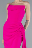Robe Queue de Poisson Longue Fushia ABU4666