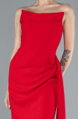 Robe Queue de Poisson Longue Rouge ABU4666
