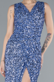 Robe de Soirée Longue Indigo ABU4672