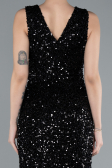 Robe de Soirée Longue Noir ABU4672