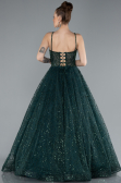 Robe de Soirée Longue Émeraude ABU3839