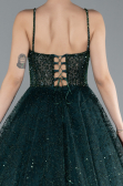 Robe de Soirée Longue Émeraude ABU3839