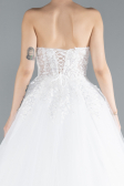 Robe de Mariée Grande Taillev Longue Blanc ABG122