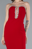 Robe de Soirée Longue Rouge ABU4687
