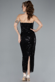 Robe de Cérémonie Midi Noir ABK2260