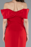 Robe De Soirée Midi Rouge ABK2263
