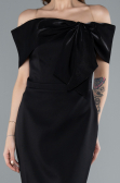 Robe De Soirée Midi Noir ABK2263