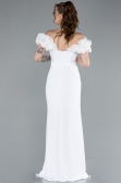 Robe de Soirée Longue Blanc ABU4696