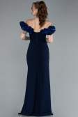Robe de Soirée Longue Bleu Marine ABU4696