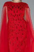 Robe de Soirée Longue Rouge ABU4707