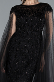 Robe de Soirée Longue Noir ABU4707