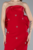 Robe de Soirée Longue Rouge ABU4716