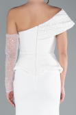 Robe de Soirée Longue Blanc ABU4730