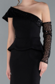 Robe de Soirée Longue Noir ABU4730