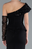 Robe de Soirée Longue Noir ABU4730