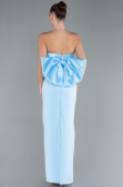 Robe de Soirée Longue Bleu clair ABU4716