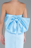 Robe de Soirée Longue Bleu clair ABU4716