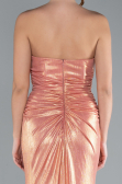 Robe De Soirée Longue Saumon ABU4623