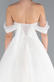 Robes de Mariage Longue Blanc ABG031