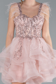 Robe De Fiançaille Courte Poudre ABK2079